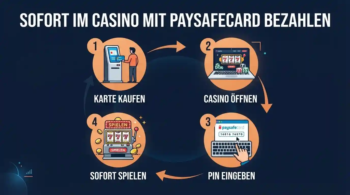 Detaillierte Anleitung zur Paysafecard-Einzahlung